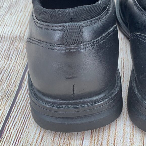 Sperry Top Sider Black Leather Slip On Loafers - Picture 8 of 12